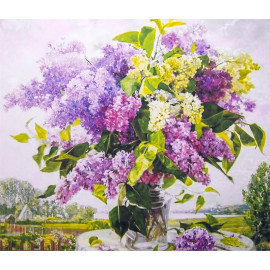 АЛМАЗНАЯ ЖИВОПИСЬ 40Х50 GLE77268 В КАРТОННОЙ КОРОБКЕ