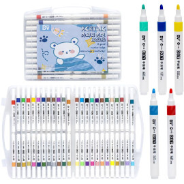 МАРКЕР АКРИЛОВЫЙ 48 ЦВЕТОВ BV-892-48 В ПЛАСТИКОВОМ БОКСЕ