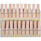 ПРИЩЕПКИ ДЕРЕВЯННЫЕ ДЕКОРАТИВНЫЕ ПРОСТЫЕ 20  ШТ 3,5×0,6  СМ 4–203