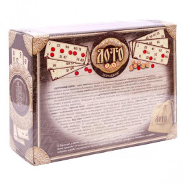 ИГРА - ЛОТО «ДОРОЖНОЕ»  ДЕРЕВЯННЫЕ БОЧОНКИ DTG51