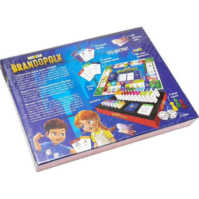 ИГРА НАСТОЛЬНАЯ "БРЕНДОПОЛИЯ PREMIUM" РУС ДТ-БИ-07-89