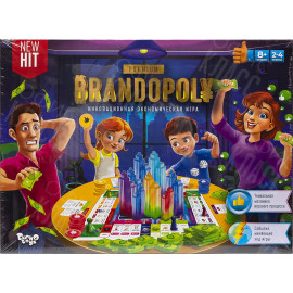 ИГРА НАСТОЛЬНАЯ "БРЕНДОПОЛИЯ PREMIUM" РУС ДТ-БИ-07-89