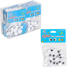 НАБОР ДЛЯ ПОДЕЛОК ГЛАЗА ЧЕРНЫЕ 1,2СМ 120