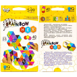НАСТОЛЬНАЯ ИГРА "BRAINBOW HEX" УКР/РУС G-BRH-01-01/ДТ-МН-14-62