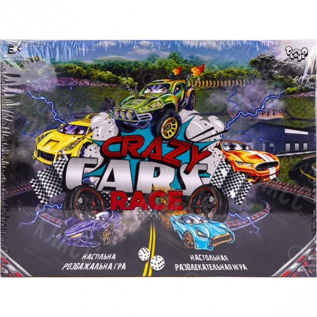 НАСТОЛЬНАЯ ИГРА «CRAZY CARS RACE»  DTG94  R