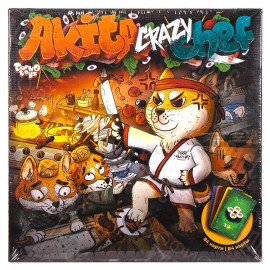 НАСТОЛЬНАЯ ИГРА ВИКТОРИНА "AKITA CRAZY CHEF" УКР/РУС G-ACC-01-01 ДТ-БИ-07-78