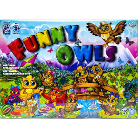 НАСТОЛЬНАЯ РАЗВЛЕКАТЕЛЬНАЯ ИГРА "FUNNY OWLS" DTG98 ДТ-ИМ-11-36