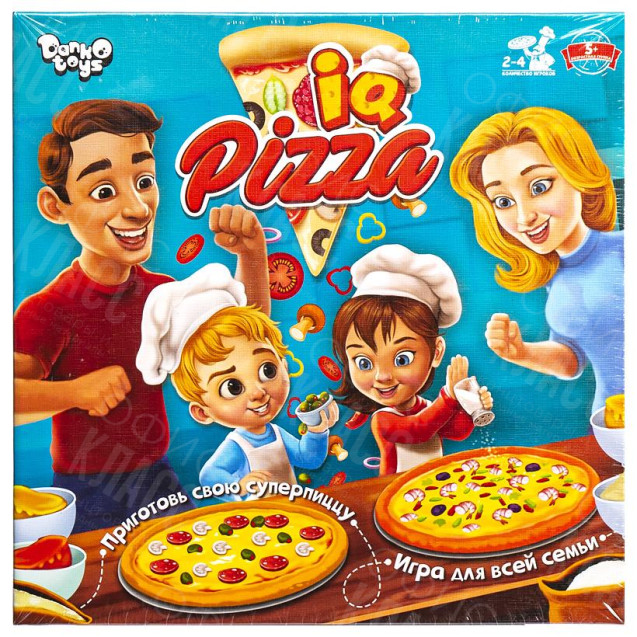 НАСТОЛЬНАЯ РАЗВЛЕКАТЕЛЬНАЯ ИГРА "IQ PIZZA" РУС G-IP-01 ДТ-БИ-07-58
