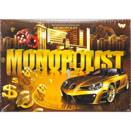 НАСТОЛЬНАЯ ЭКОНОМИЧЕСКАЯ ИГРА "MONOPOLIST" РУС NEW DTG101U ДТ-ИМ-11-40
