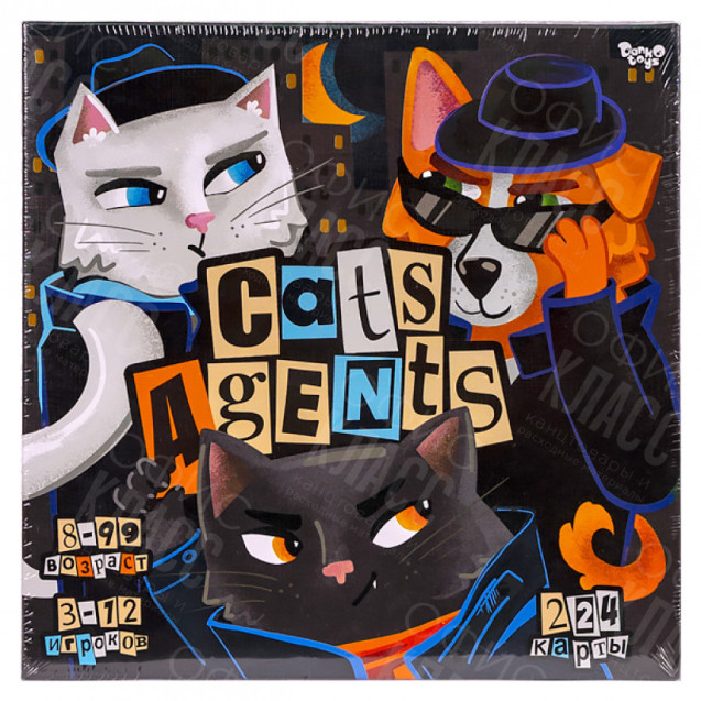 РАЗВЛЕКАТЕЛЬНАЯ ИГРА "CATS AGENTS" РОС. G-CA-01-01 ДТ-БИ-07-79