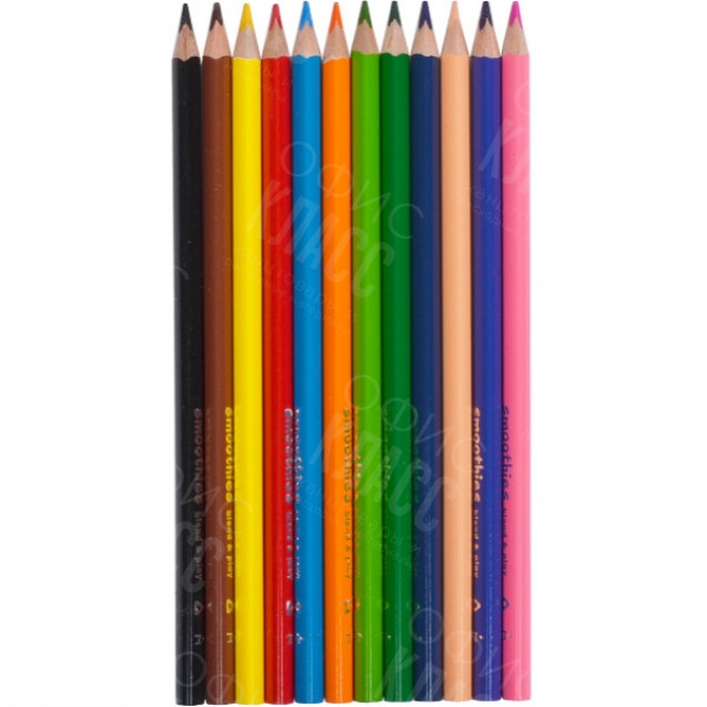 КАРАНДАШИ 12 ЦВЕТОВ НАБОР  2150  /12  СВ MARCO