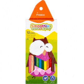 КАРАНДАШИ 12 ЦВЕТОВ НАБОР  2150  /12  СВ MARCO