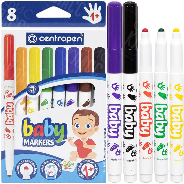 ФЛОМАСТЕР 8 ЦВЕТОВ 8660/08 BABY CENTROPEN