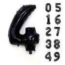 ЧЕРНЫЙ ВОЗДУШНЫЙ ШАР 66СМ ЦИФРА 4