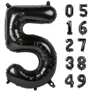 ЧЕРНЫЙ ВОЗДУШНЫЙ ШАР 66СМ ЦИФРА 5