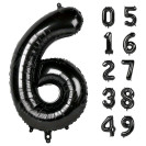 ЧЕРНЫЙ ВОЗДУШНЫЙ ШАР 66СМ ЦИФРА 6