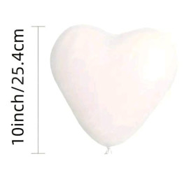 ШАРИК «СЕРДЦЕ»  КРИСТАЛЛ БЕЛЫЙ CR10  /42