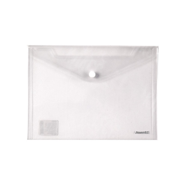 ПАПКА НА КНОПКЕ AXENT 1522-27-A, A5, ПРОЗРАЧНАЯ