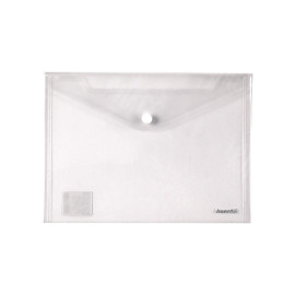 ПАПКА НА КНОПКЕ AXENT 1522-27-A, A5, ПРОЗРАЧНАЯ