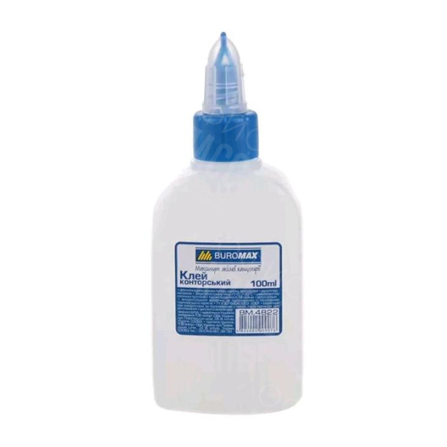 КЛЕЙ КАНЦЕЛЯРСКИЙ 100 МЛ BUROMAX 4822