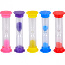 ПЕСОЧНЫЕ ЧАСЫ НА 2 МИНУТЫ СТЕКЛО В ТУБУСЕ 2Х9СМ