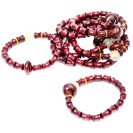 БРАСЛЕТ 013 ИЗ БУСИН НА РЕЗИНКЕ