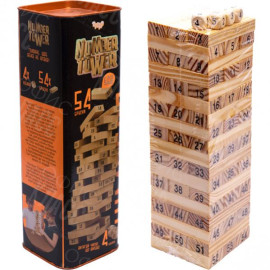 РАЗВИВАЮЩАЯ НАСТОЛЬНАЯ ИГРА «NUMBER TOWER»  УКР.   NT-01  U