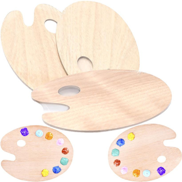 ДЕРЕВЯННАЯ ПАЛИТРА "ОВАЛ" 20Х30СМ WP2030-C