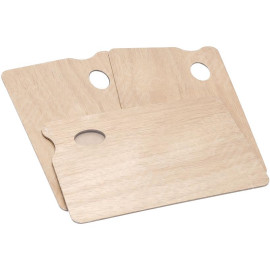 ДЕРЕВЯННАЯ ПАЛИТРА "ПРЯМОУГОЛЬНАЯ" 20Х30СМ WP2030-S