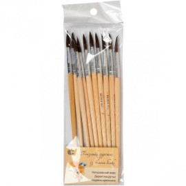 КИСТЬ БЕЛКА КРУГЛАЯ N7