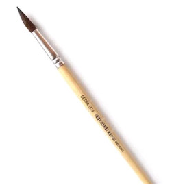 КИСТЬ БЕЛКА КРУГЛАЯ N9