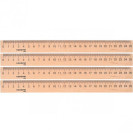 ЛИНЕЙКА  25 СМ ДЕРЕВЯННАЯ