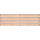 ЛИНЕЙКА  40СМ ДЕРЕВЯННАЯ