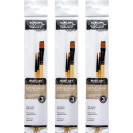 НАБОР КИСТЕЙ ХУДОЖЕСТВЕННЫХ 3ШТ ДЛЯ АКРИЛОВЫХ КРАСОК AS330-3