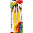 НАБОР КИСТОЧЕК ПЛОСКИХ 6ШТ "С" 1005