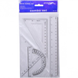 НАБОР ТРЕУГОЛЬНИКОВ 20 СМ ПЛАСТИК