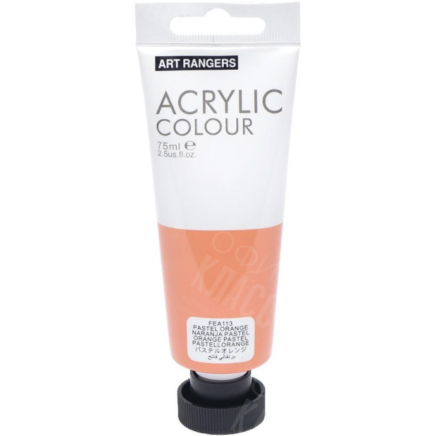 КРАСКА "ART RANGER" ACRYLIC 113 "PASTEL ORANGE" 75МЛ