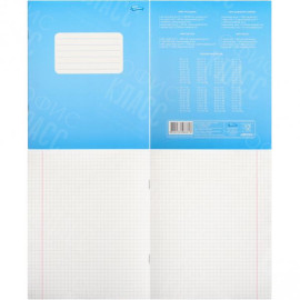 ТЕТРАДЬ 12 ЛИСТОВ КВИТКА КЛЕТКА