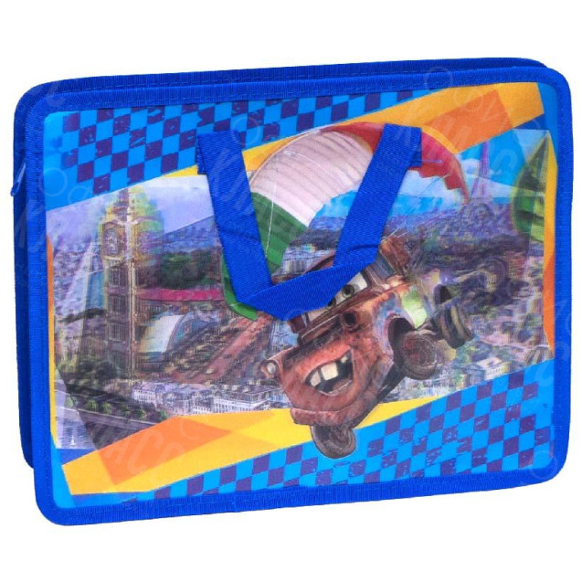 ПОРТФЕЛЬ - ПАПКА ДЕТСКАЯ 3D "МАШИНКИ" 33*26,5*8,5СМ 211075