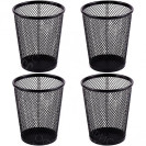 СТАКАН ДЛЯ РУЧЕК МЕТАЛЛИЧЕСКИЙ "СЕТКА-КОНУС" 3680, ЧЕРНЫЙ 9Х10,5 СМ