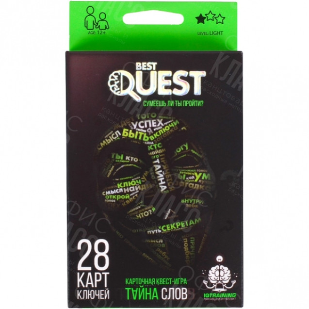 КАРТОЧНАЯ КВЕСТ-ИГРА «BEST QUEST»  BQ-01-01