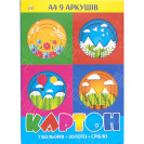 КАРТОН ЦВЕТНОЙ А4 ОДНОСТОРОННИЙ "ЗОЛОТО+СЕРЕБРО" 9 ЛИСТОВ ТМ ТЕТРАДА ТЕ254