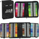 АКВАРЕЛЬНЫЕ ДВУХСТОРОННИЕ МАРКЕРЫ DUAL BRUSH CD001-144 ШТУК CELLO