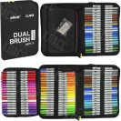 АКВАРЕЛЬНЫЕ ДВУХСТОРОННИЕ МАРКЕРЫ DUAL BRUSH CD001-60 ШТУК CELLO
