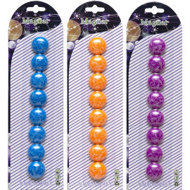 МАГНИТ ДЛЯ ДОСКИ "УЗОР" 8 ШТУК НАБОР 20-8, D  2СМ