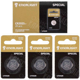 БАТАРЕЙКА ENERLIGHT "ТАБЛЕТКА" 2025 502543