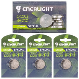 БАТАРЕЙКА ENERLIGHT "ТАБЛЕТКА" 2032 502574