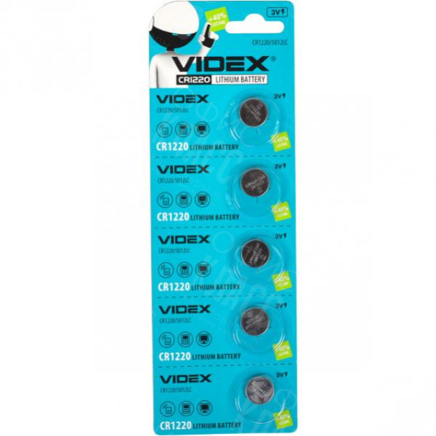 БАТАРЕЙКА VIDEX "ТАБЛЕТКА" 1220