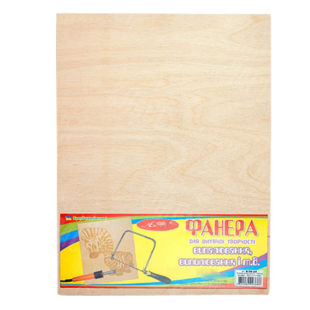 ФАНЕРА А4 3ММ ДЛЯ ВЫПИЛИВАНИЯ И ВЫЖИГАНИЯ AS-0710