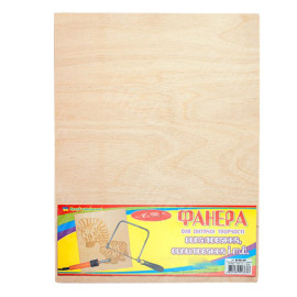 ФАНЕРА А4 3ММ ДЛЯ ВЫПИЛИВАНИЯ И ВЫЖИГАНИЯ AS-0710